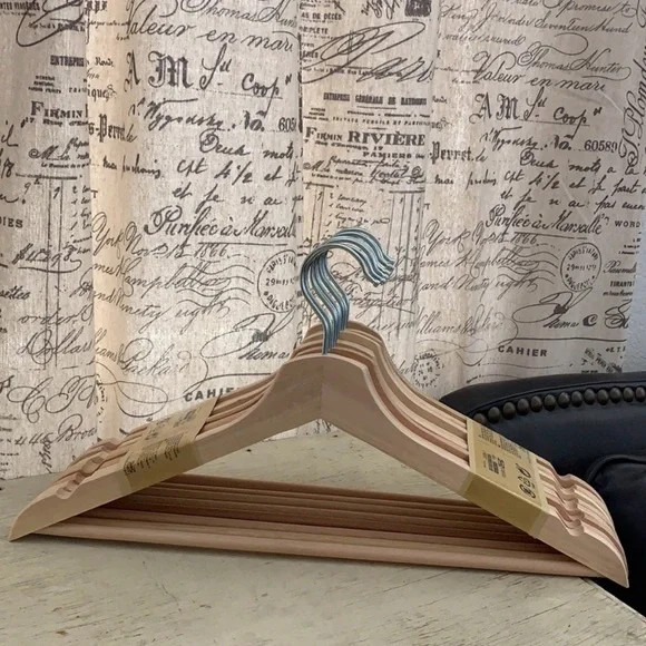 8 pc IKEA Natural Wood Hangers with  discounted catalog (last issue ever made!) - Picture 11 of 15